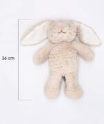 Mollis Hase Kuscheltier Baby (36cm groß) – Weiches Stofftier für Kinder Babys – Kuschelhase – Bild 4