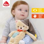 Fehn Kuscheltier Bär Bruno – Weicher Teddybär für Neugeborene als Einschlafhilfe - Stofftier Greifen, Fühlen – Bild 6